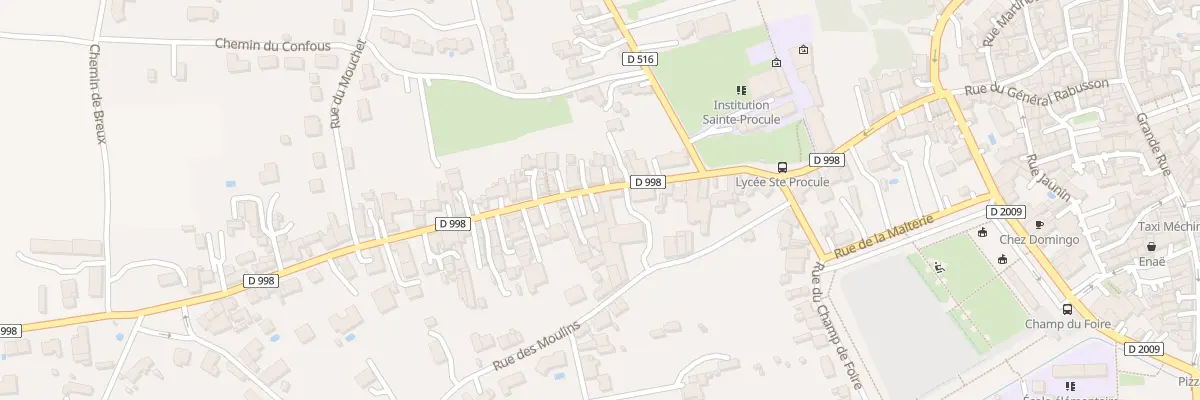 Plan du 19 Rue des Jonchères à Gannat