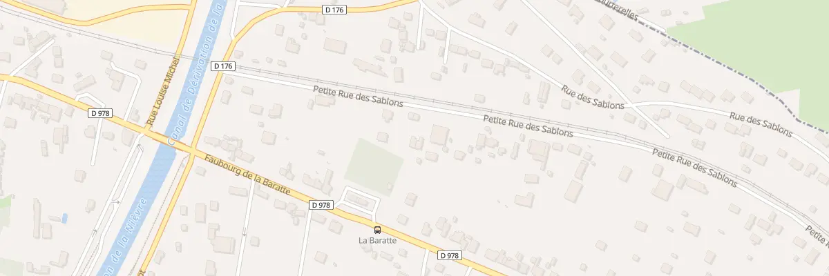 Plan du 81 Petite Rue des Sablons à Nevers