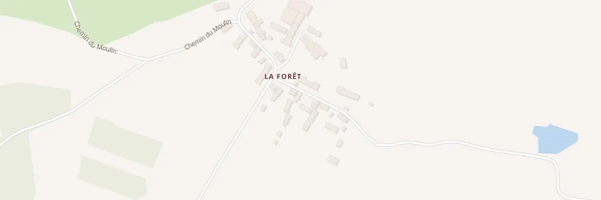 Plan du 18 Ham La Foret à Bouhy