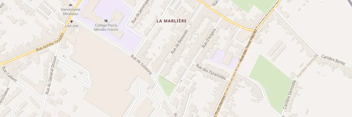 Plan du 57 Rue de Beauvais à Tourcoing