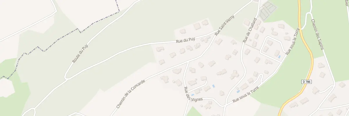 Plan du 3 Rue Saint Verny à Corent