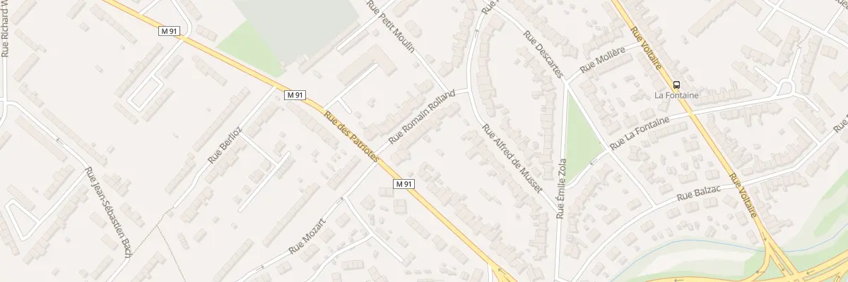 Plan du 10 Rue Romain Rolland à Wattrelos