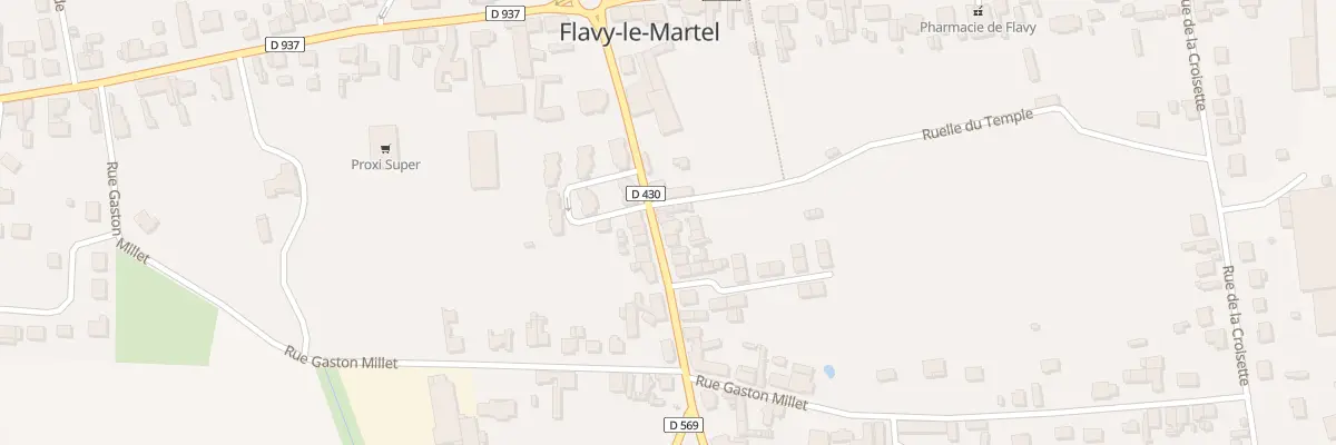 Plan du 9 Rue Maurice Moreau à Flavy-le-Martel