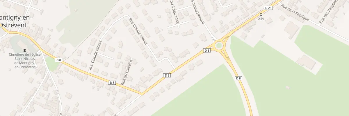 Plan du 24 Rue Claude Monet à Montigny-en-Ostrevent