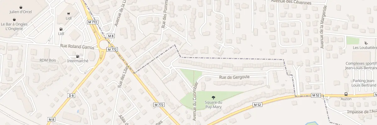 Plan du 7 Rue de Bellevue au Cendre