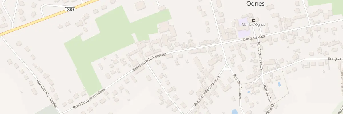 Plan du 13 Rue Pierre Brossolette à Ognes