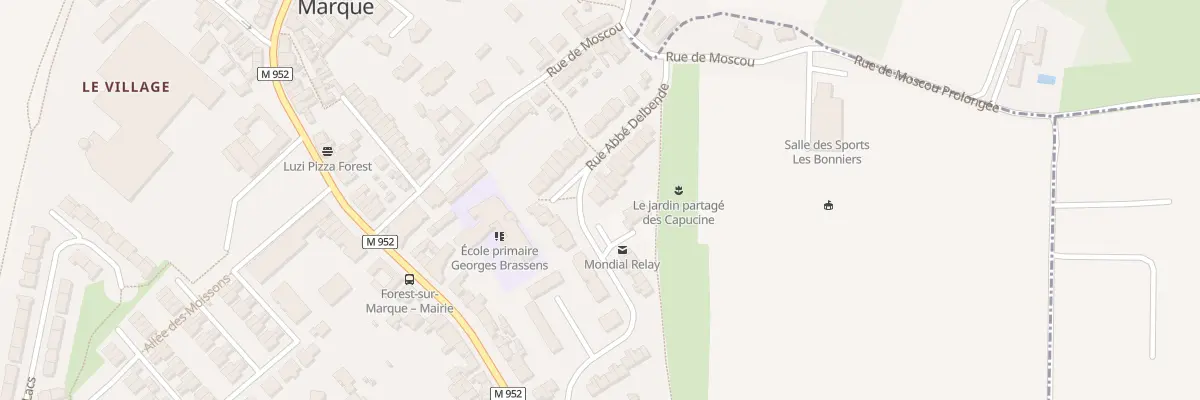 Plan du 26 Rue Abbe Delbende à Forest-sur-Marque