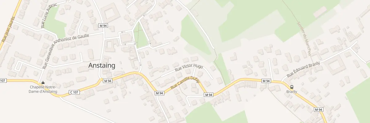Plan du 14 Rue Victor Hugo à Anstaing