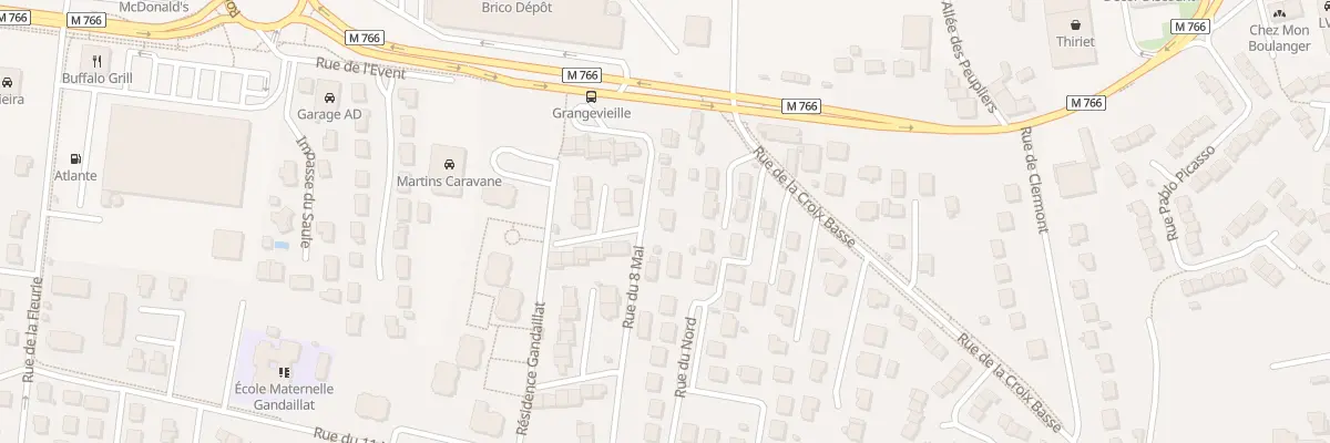 Plan du 23 Rue du Huit Mai 1945 à Lempdes