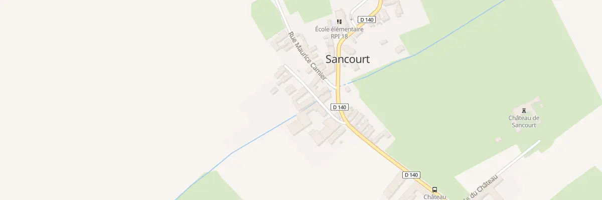 Plan du 34 Rue des Anciens Combattants à Sancourt