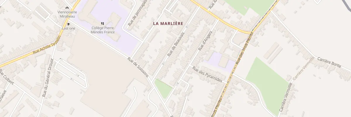 Plan du 53 Rue de Beauvais à Tourcoing