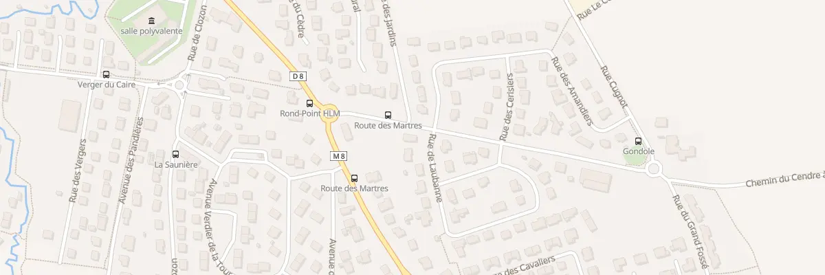 Plan du 2 Rue de Laubanne au Cendre