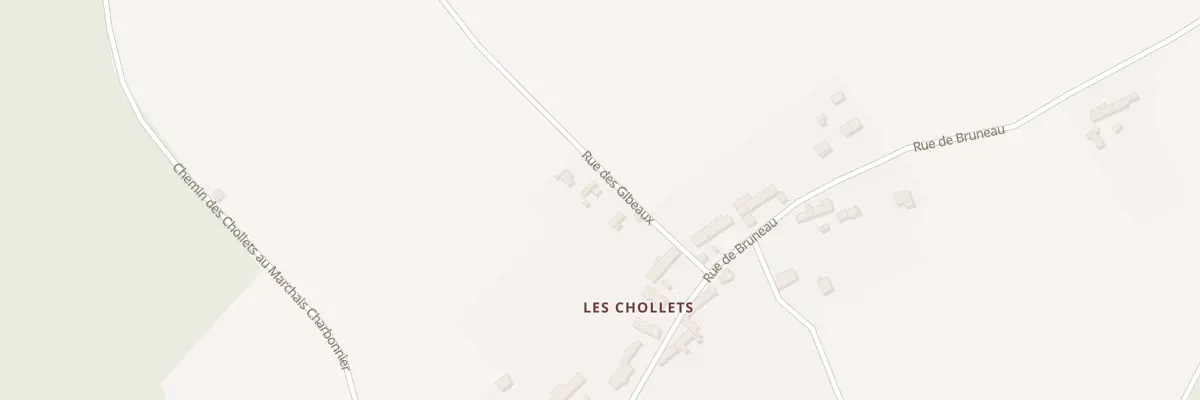 Plan du 287 Les Chollets à Nailly