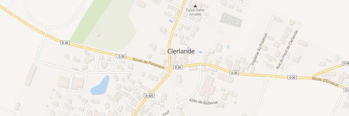 Plan du 9001 Rte de Varennes à Clerlande