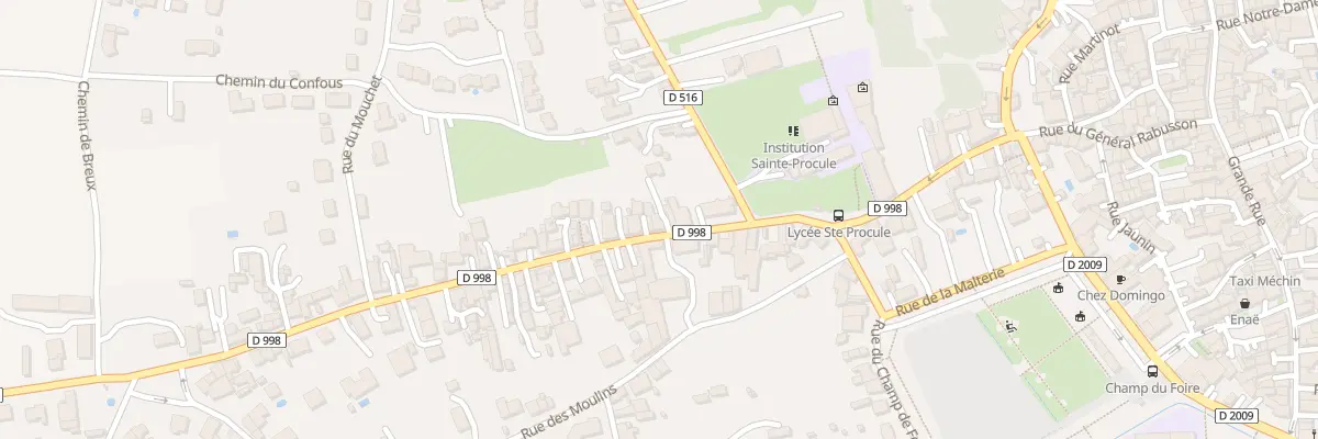 Plan du 10 Rue des Jonchères à Gannat
