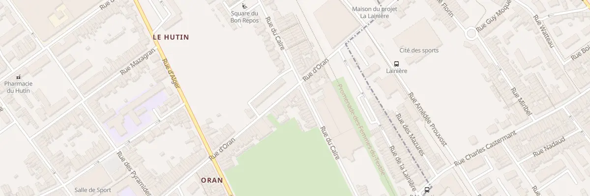 Plan du 186 Rue d’Oran à Roubaix