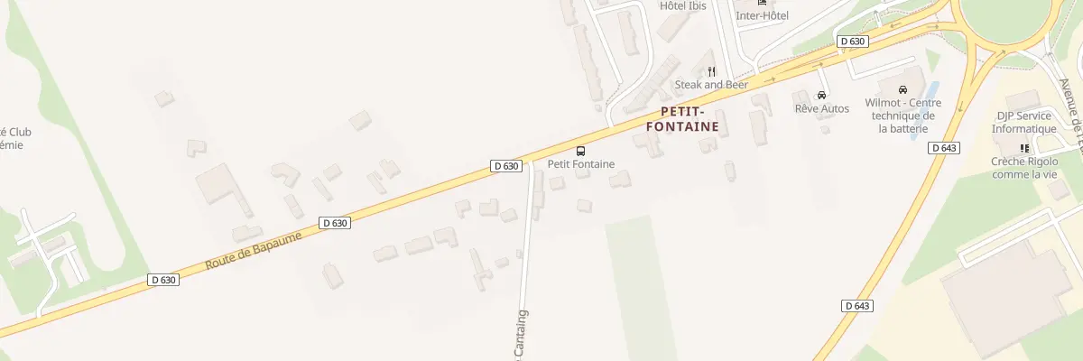 Plan du 719 Rte de Bapaume à Fontaine-Notre-Dame