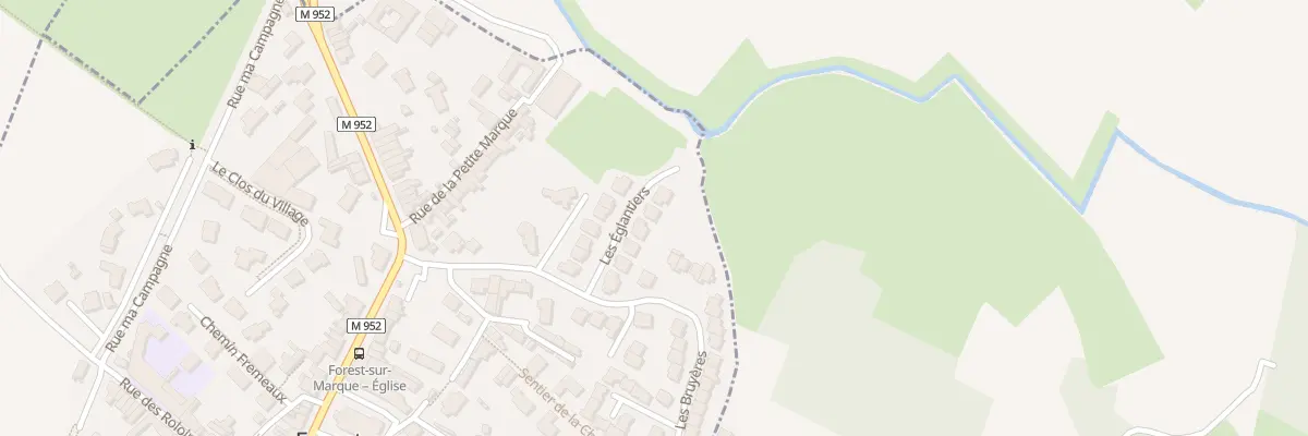 Plan du 13 Les Eglantiers à Forest-sur-Marque