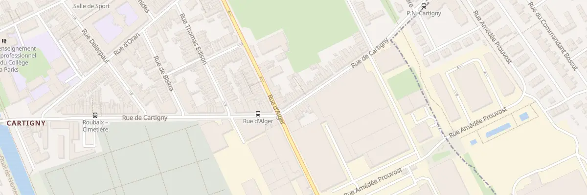 Plan du 131 Rue de Cartigny à Roubaix