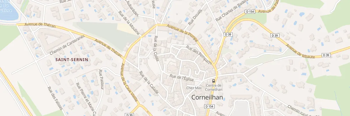 Plan du 6 Rue de la Ville à Corneilhan