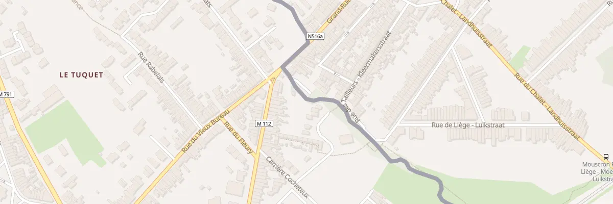 Plan du 522 Rue du Mont-à-Leux à Wattrelos