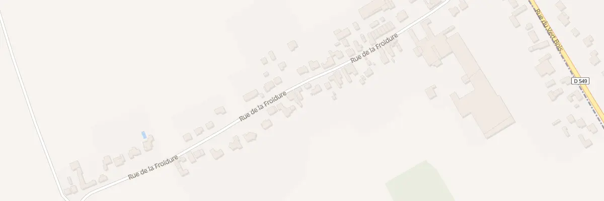 Plan du 365 Rue de la Froidure à Auchy-lez-Orchies