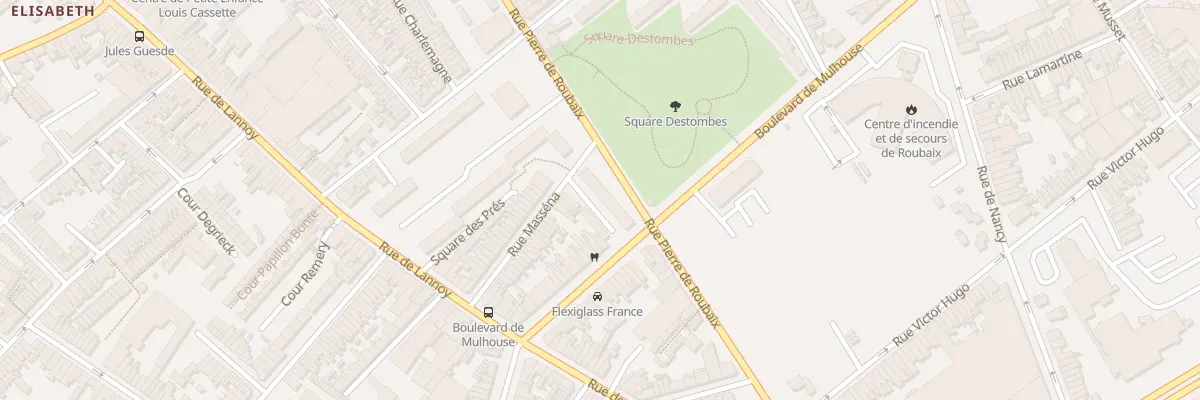 Plan du 284 Rue Pierre de Roubaix à Roubaix