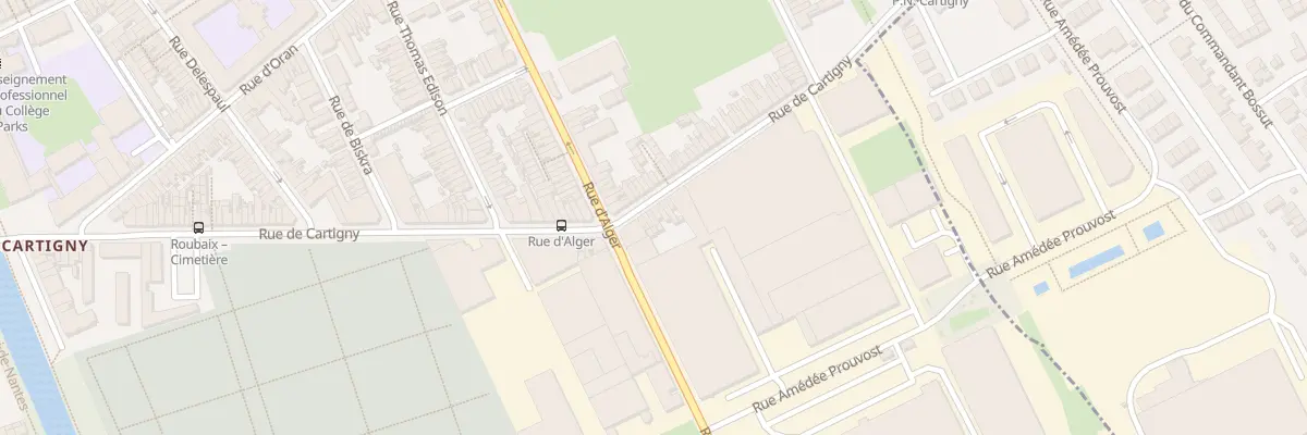 Plan du 144 Rue de Cartigny à Roubaix