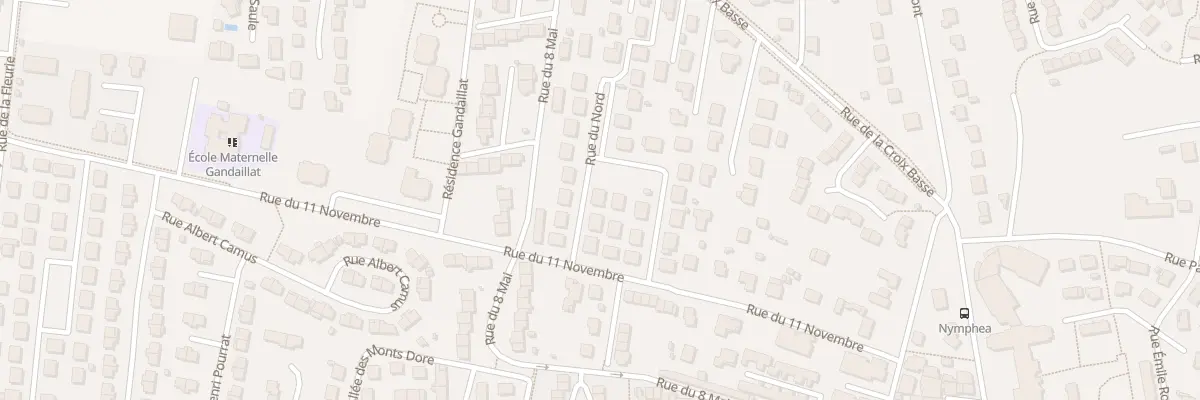 Plan du 6 Rue du Nord à Lempdes