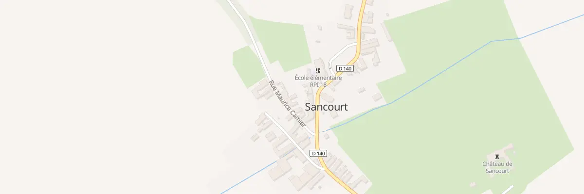 Plan du 29 Rue Maurice Camier à Sancourt