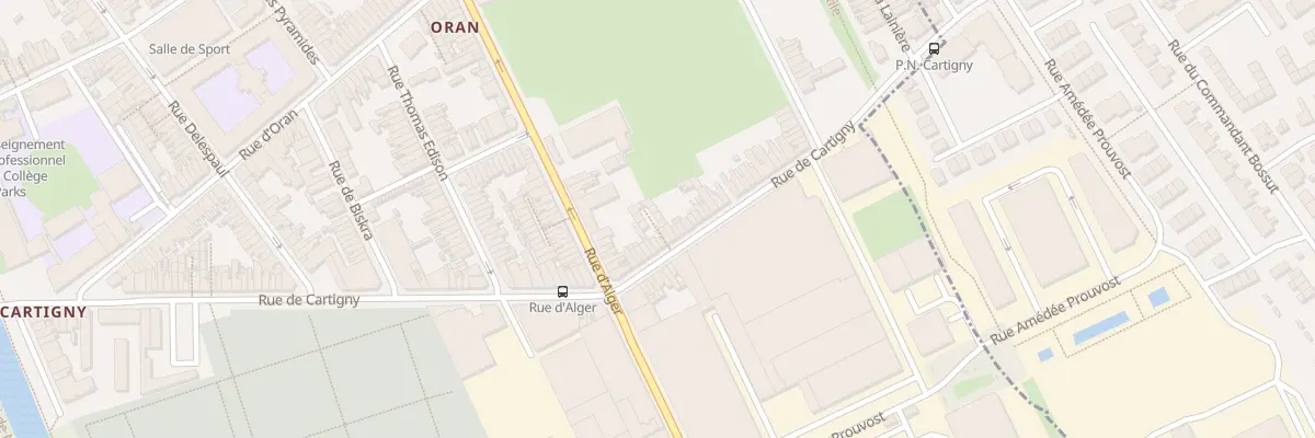 Plan du 2 Vc St Dominique R Cartigny à Roubaix