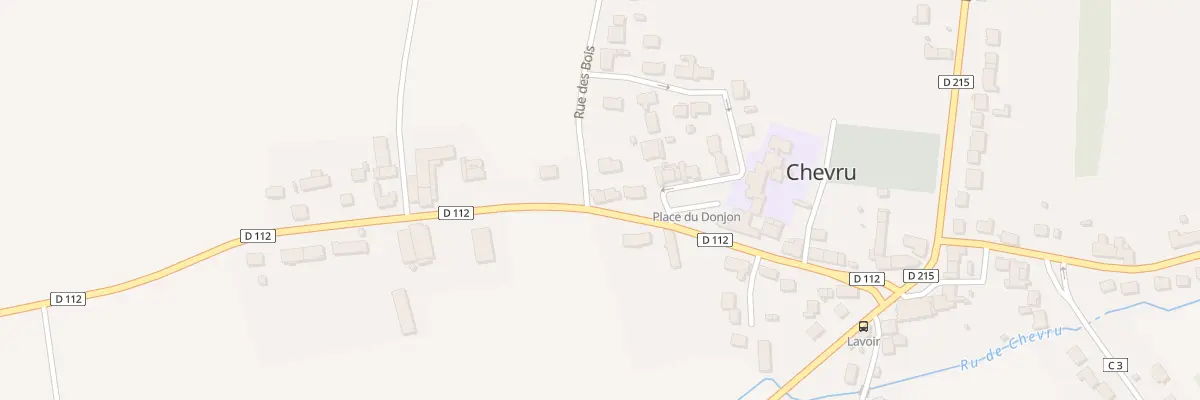 Plan du 2 Rue des Bois à Chevru