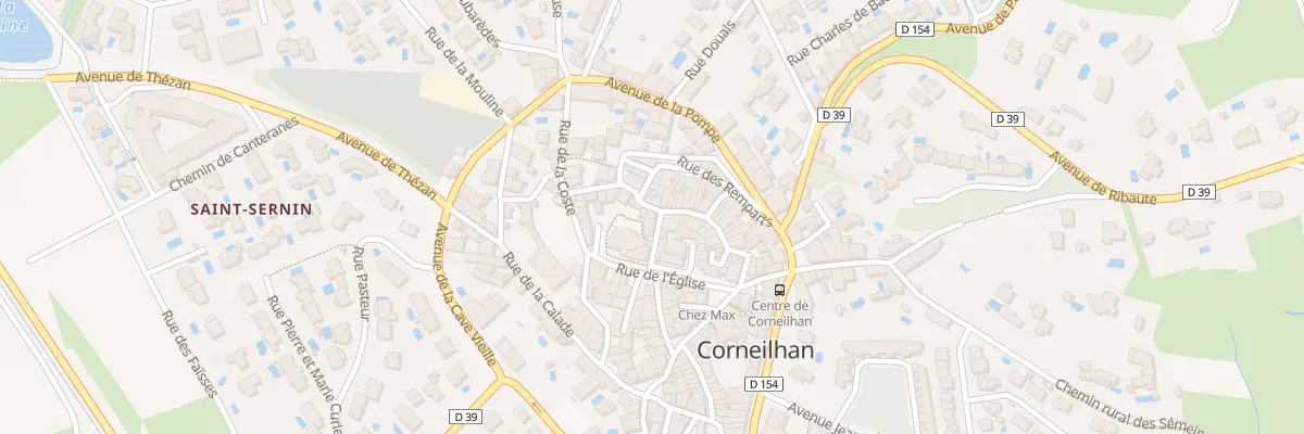 Plan du 10 Rue de la Ville à Corneilhan