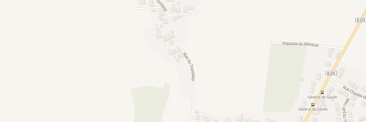 Plan du 1 Rue du Trembloy à Chevru
