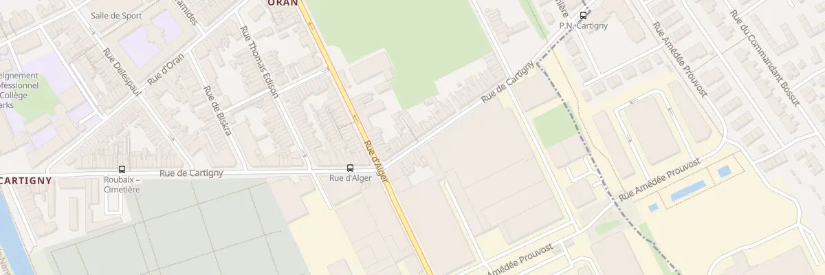 Plan du 139 Rue de Cartigny à Roubaix