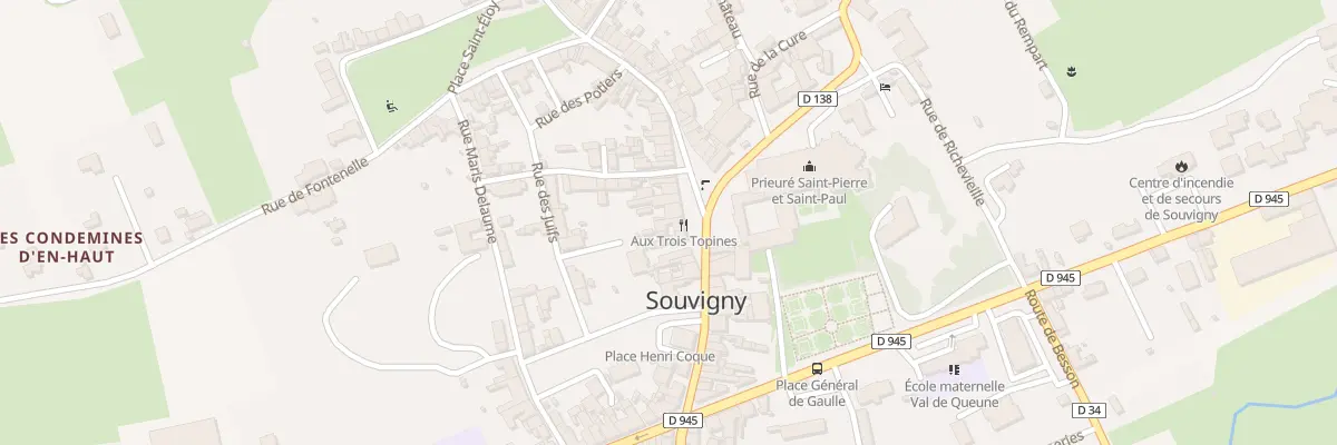 Plan du 9 Pl Aristide Briand à Souvigny