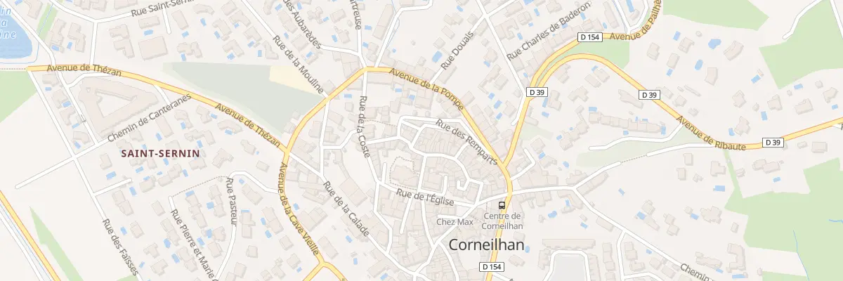 Plan du 4 Rue de la Place Vieille à Corneilhan