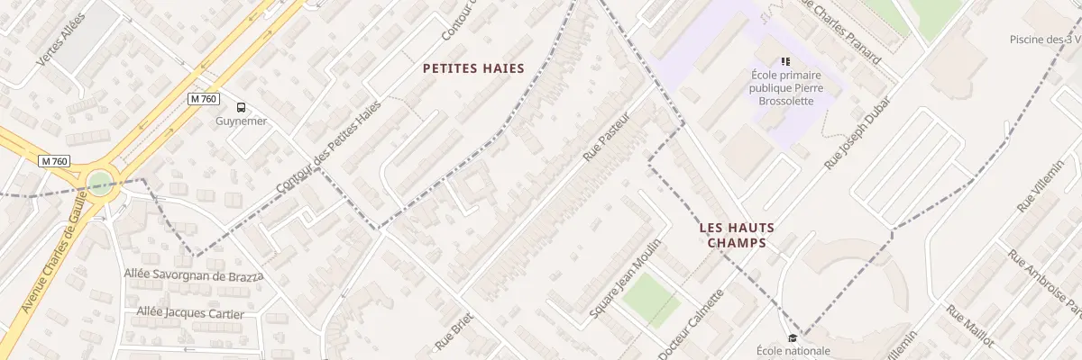 Plan du 23 Rue Pasteur à Hem
