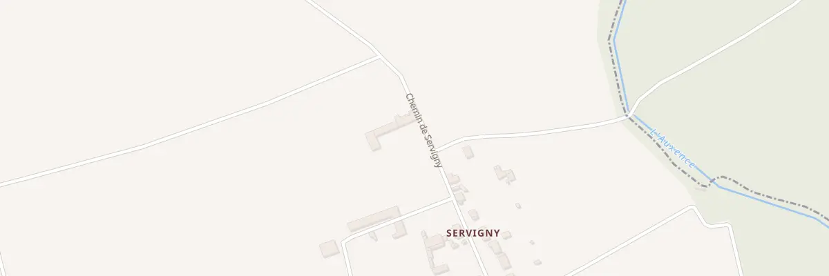 Plan du 6 Servigny à Luisetaines