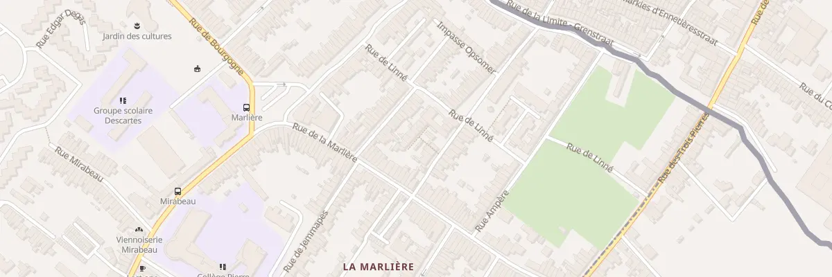 Plan du 3 Imp Lepers Rue de Metz à Tourcoing