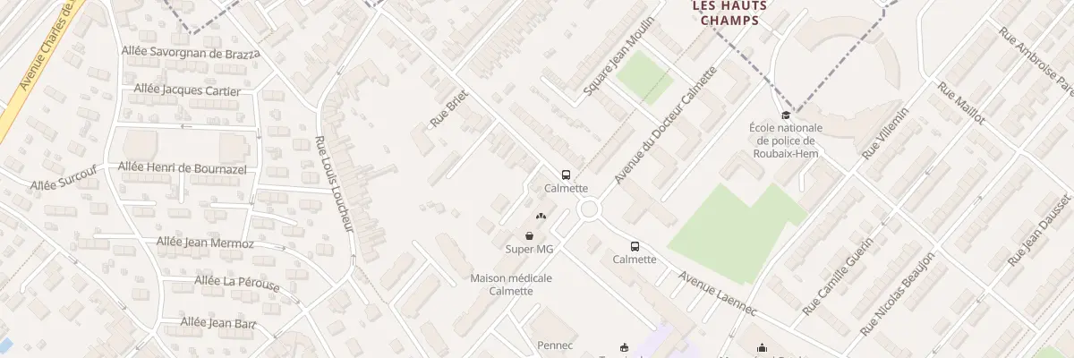 Plan du 1 Rue Briet à Hem