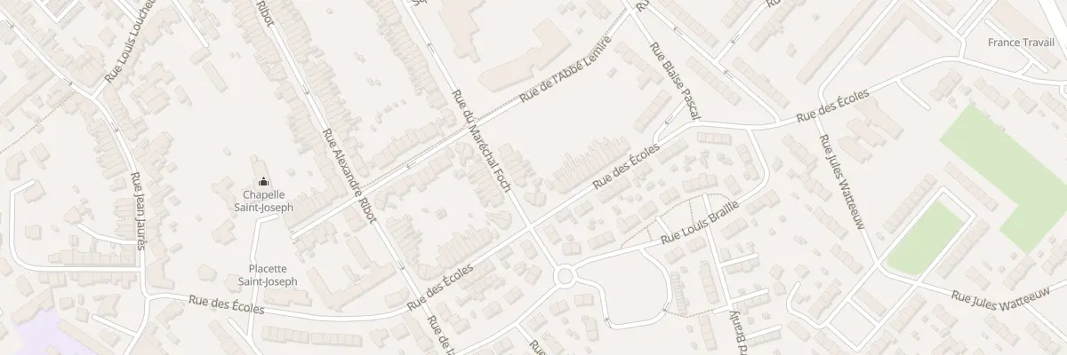 Plan du 4 Rue du Marechal Foch à Hem