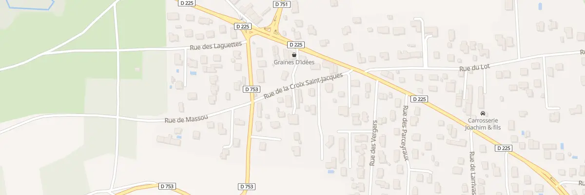 Plan du 6 Rue de la Croix Saint-jacques aux Martres-de-Veyre