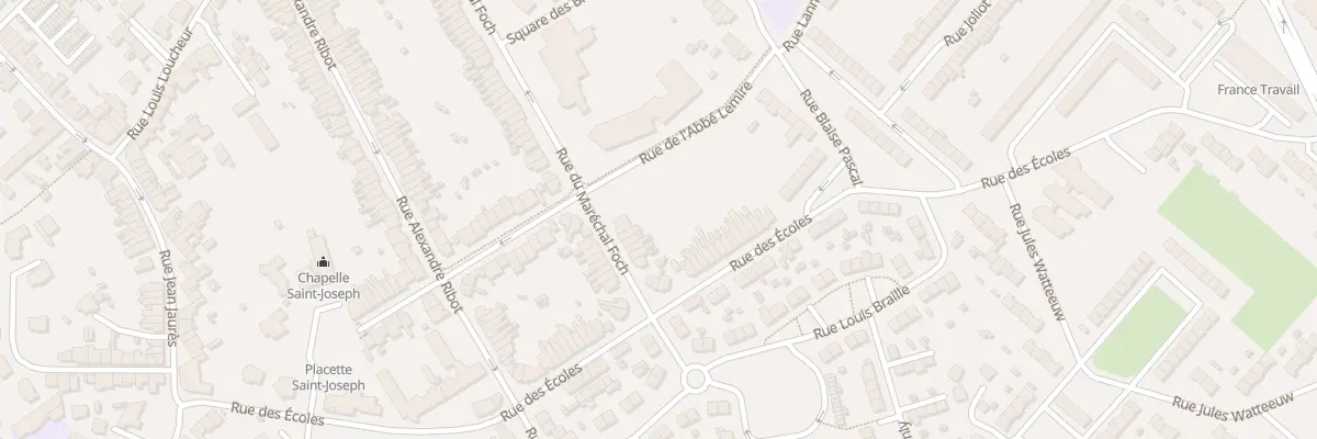 Plan du 12 Rue du Marechal Foch à Hem