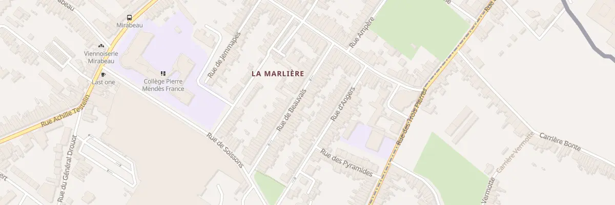 Plan du 29 Rue de Beauvais à Tourcoing