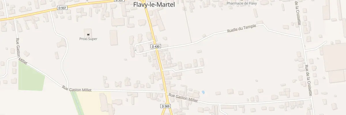 Plan du 13 Rue Maurice Moreau à Flavy-le-Martel