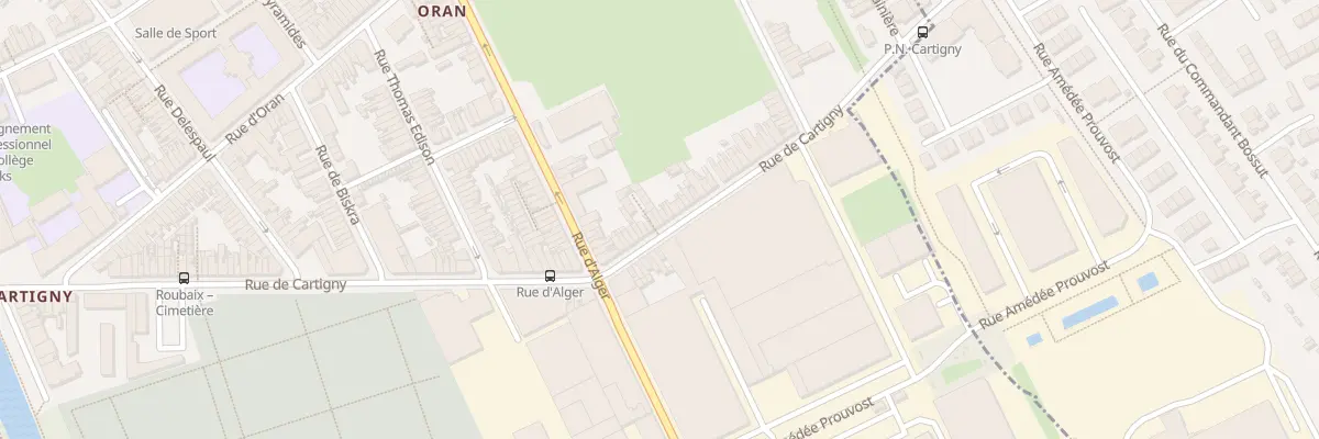 Plan du 145 Rue de Cartigny à Roubaix