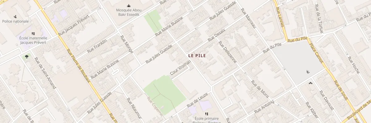 Plan du 26 Rue de Condé à Roubaix