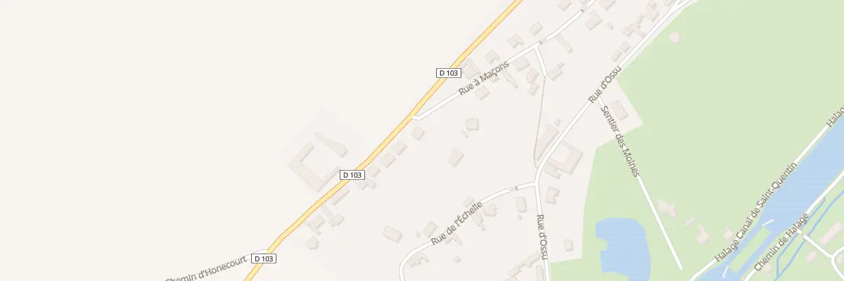 Plan du 3A Rue d’Epehy à Honnecourt-sur-Escaut