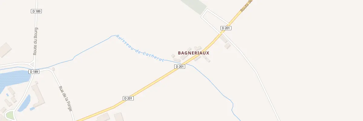 Plan du 94 Bagneriaux à Tresnay